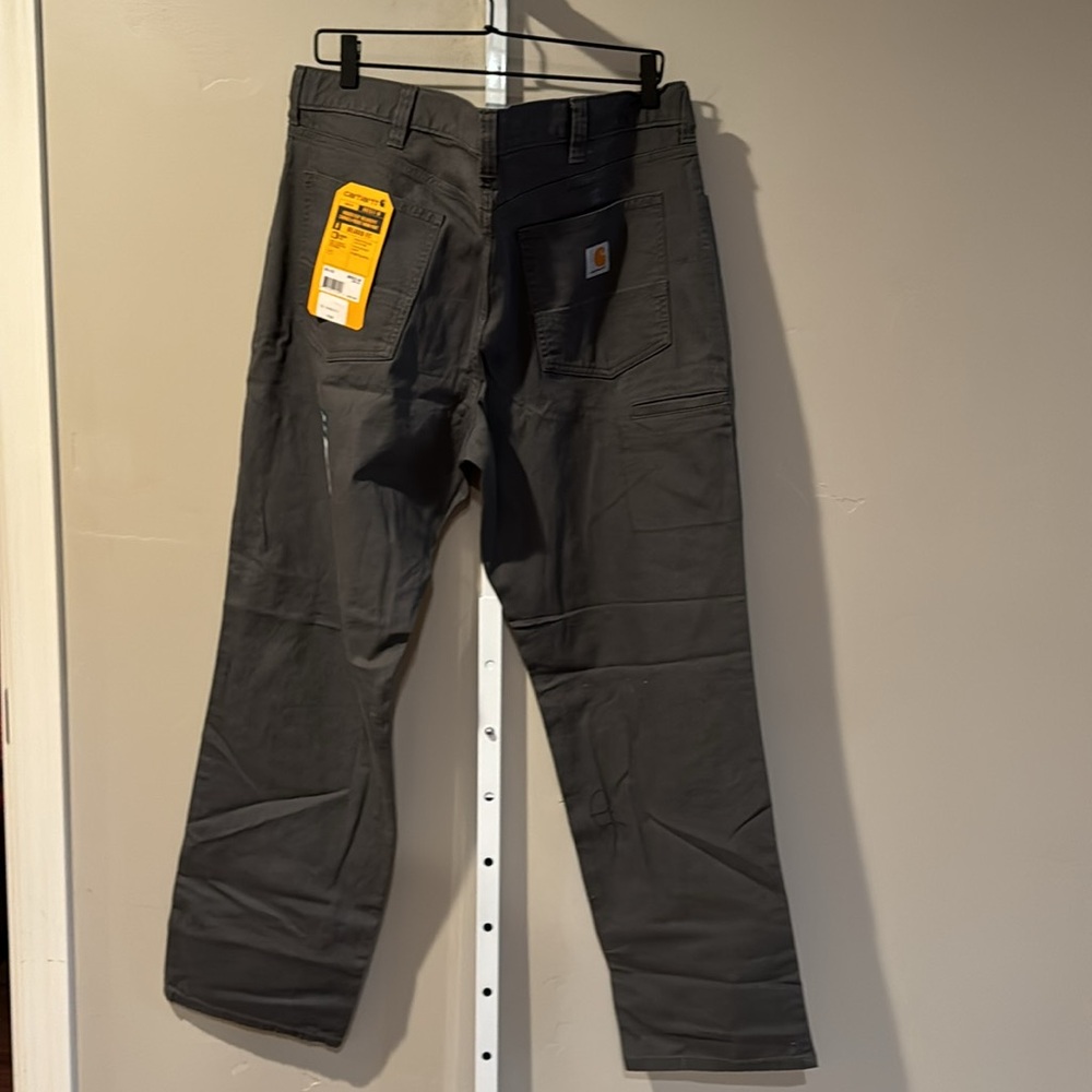 Gray Men’s Carhartt Relaxed Fit Work Pant. New. 38x32